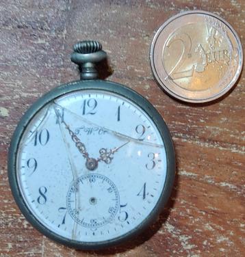 Oud Frans zakhorloge T.W.C. (defect) beschikbaar voor biedingen