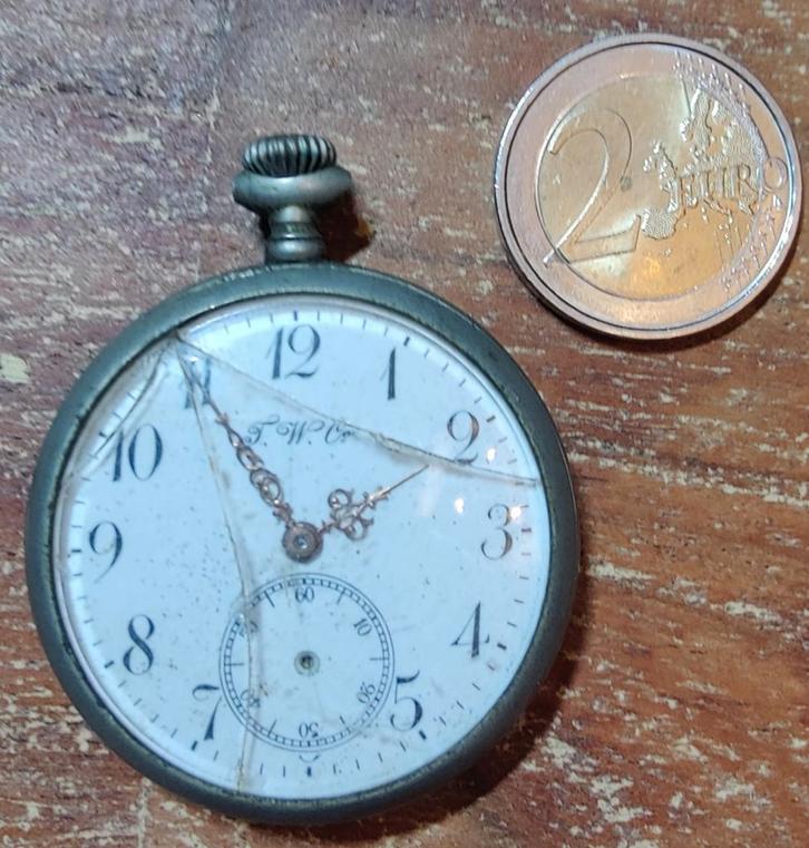 Oud Frans zakhorloge T.W.C. (defect), Antiek en Kunst, Antiek | Klokken, Verzenden