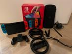 Nintendo Switch Oled inclusief travel case, Spelcomputers en Games, Spelcomputers | Nintendo Switch, Ophalen, Zo goed als nieuw