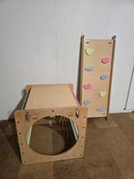 Gebruikte klimtoren met klimwand en glijbaan, Kinderen en Baby's, Speelgoed | Buiten | Speeltoestellen, Ophalen, Gebruikt, Glijbaan