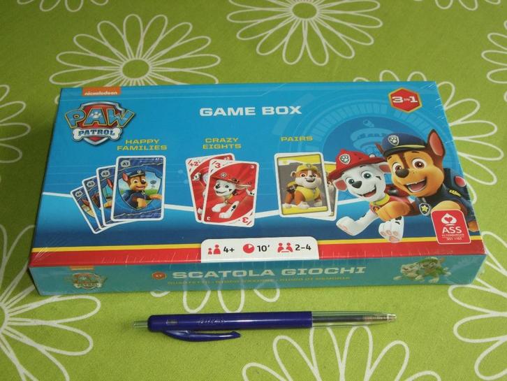 Nieuw in seal: Paw Patrol Game box (3 kaartspellen), Hobby en Vrije tijd, Gezelschapsspellen | Kaartspellen, Nieuw, Een of twee spelers