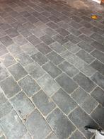 Grijze antraciet teras stenen 30x20 ongeveer 23m2, Tuin en Terras, Ophalen, Gebruikt, 10 m² of meer, Beton