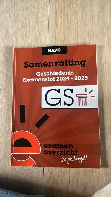 ExamenOverzicht - Samenvatting Examenstof Geschiedenis HAVO beschikbaar voor biedingen
