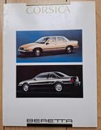 Chevrolet Corsica en Beretta folders. 9 stuks  € 15,--, Ophalen of Verzenden, Zo goed als nieuw, Chevrolet