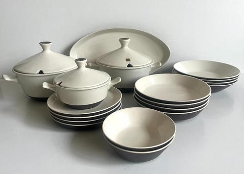 Jubilant dekschalen en dinerborden (Fris Edam, 1958), Antiek en Kunst, Antiek | Servies los, Ophalen of Verzenden