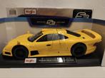 Mercedes Benz CLK Street Yellow Maasto metal 1:18 KRD, Hobby en Vrije tijd, Modelauto's | 1:18, Ophalen of Verzenden, Zo goed als nieuw