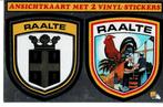 Ansichtkaart met 2 Vinyl stickers, Raalte, Verzamelen, Ansichtkaarten | Nederland, Verzenden, 1980 tot heden, Ongelopen, Overijssel