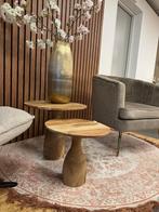 Bijzettafels hout - salontafels hout - houten salontafel set, Ophalen, 100 tot 150 cm, Nieuw, 50 tot 100 cm