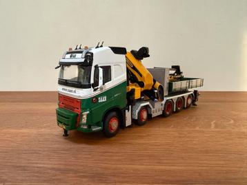 WSI Volvo FH4 Globetrotter 10x4 Palfinger 165.002 Saan 1:50 beschikbaar voor biedingen