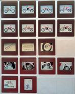 17x originele fabrieks-dia’s - Yamaha crossmotoren - ~1985., Verzenden, Nieuw, Motoren