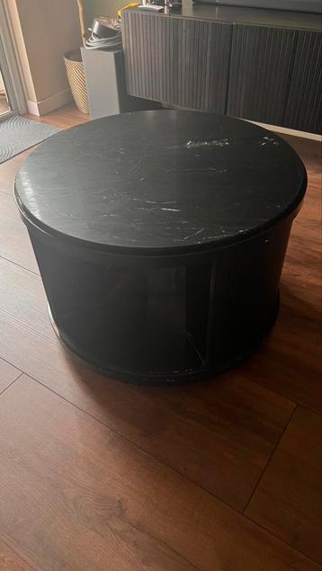 Salontafel rond met verborgen opbergvakken beschikbaar voor biedingen