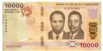 Burundi, 10000 Francs, 2018, UNC, Postzegels en Munten, Bankbiljetten | Afrika, Los biljet, Ophalen of Verzenden, Burundi