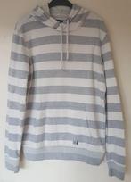 Heren hooded sweater grijs/wit Pier One maat L *a, Maat 52/54 (L), Gedragen, Grijs, Pier One Casual