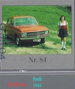 Vp59 autokaartje 84 audi --- 1965 -- afmeting 5 x 5 cm, Verzamelen, Ophalen of Verzenden, Zo goed als nieuw, Auto's