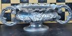 Jardinière. Aluminium. Floraal geornamenteerd.  54/18/24 cm., Antiek en Kunst, Curiosa en Brocante, Ophalen