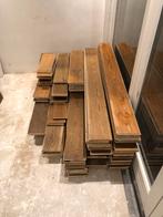 Eiken lamel parket vloer - 50m2 showroom, Doe-het-zelf en Verbouw, Vloerdelen en Plavuizen, Gebruikt, 50 tot 150 cm, 10 m² of meer