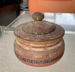 Antiek Houten Tikka Boxje, Ophalen of Verzenden, Gebruikt