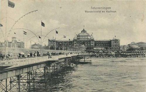 (380-784-037) Scheveningen Wandelhoofd en Kurhaus, Verzamelen, Ansichtkaarten | Nederland, Zuid-Holland, Verzenden