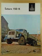 Magirus Deutz Saturn 150 K Brochure 1960 – Torpedo 150K, Boeken, Ophalen, Magirus, Zo goed als nieuw, Overige merken