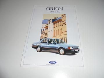 brochure Ford Orion Europa  1989 beschikbaar voor biedingen