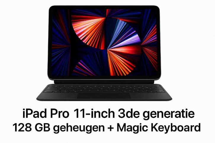 Ipad Pro 11inch 3rde Generatie 128 GB geheugen, Computers en Software, Apple iPads, Zo goed als nieuw, Apple iPad, Wi-Fi en Mobiel internet
