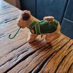 Oud brocante speelgoedhondje hondje opdraai sleutel, Ophalen of Verzenden