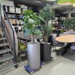 Diverse grote kunstplanten in hoge pot voor kantoor, woning, Ophalen of Verzenden, Gebruikt