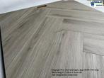 72m2 Visgraat Pvc click Grijs met ondervloer 55pak = €1950, Nieuw, Grijs, 75 m² of meer, Laminaat