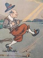 Mooie oude Engelse reclame litho van Perrier 35,3 cm., Antiek en Kunst, Kunst | Litho's en Zeefdrukken, Ophalen of Verzenden