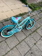 Kinderfiets blauw 16 inch, Fietsen en Brommers, Fietsen | Kinderfietsjes, Ophalen, Gebruikt, 16 tot 20 inch, Zijwieltjes