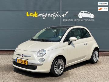 Fiat 500 0.9 TwinAir Lounge *parelmoer *airco *pano *16 inch beschikbaar voor biedingen