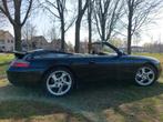 Porsche 911 3.4 Carrera 4 Cabriolet AUT 1999 Zwart, Auto's, Porsche, Automaat, Beige, Cabriolet, 4 stoelen