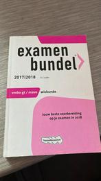 Examenbundel vmbo-gt/mavo Wiskunde 2017/2018, Nederlands, Ophalen of Verzenden, Zo goed als nieuw, VMBO