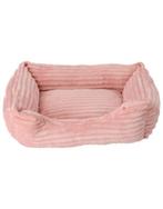 Hondenmand puppymand Ribstof roze - 50 cm - nu voor € 13,95, Consumentenservice@ijsvogelretail.nl, Nieuw, Adori Ijsvogelretail