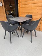 Kunststof tuinset NIEUW bieden va 450,-, Tuin en Terras, Tuinsets en Loungesets, Ophalen, Zo goed als nieuw, Teakhout