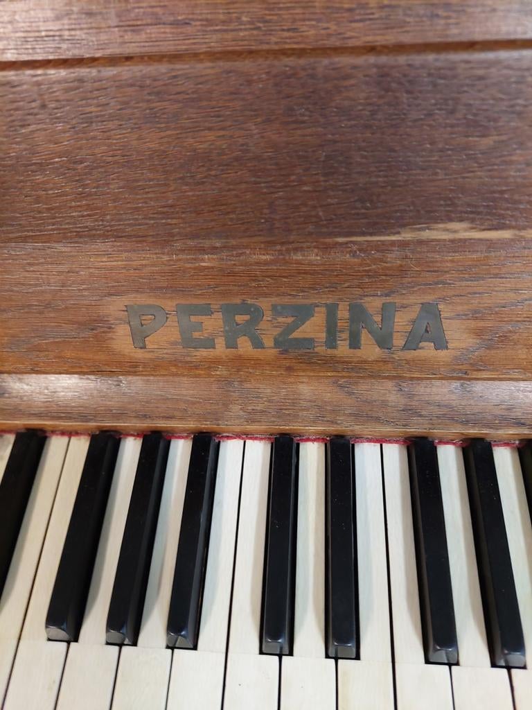 Antieke Perzina Piano - Gratis Ophalen, Ophalen of Verzenden, Gebruikt, Bruin, Piano