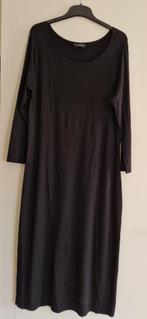 Rimini zwarte jurk M/L, Kleding | Dames, Maat 42/44 (L), Ophalen of Verzenden, Zo goed als nieuw, Onder de knie