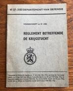 Regelment Betreffende Krijgstucht (Militaire straffen), Verzenden, Landmacht, Nederland, Boek of Tijdschrift