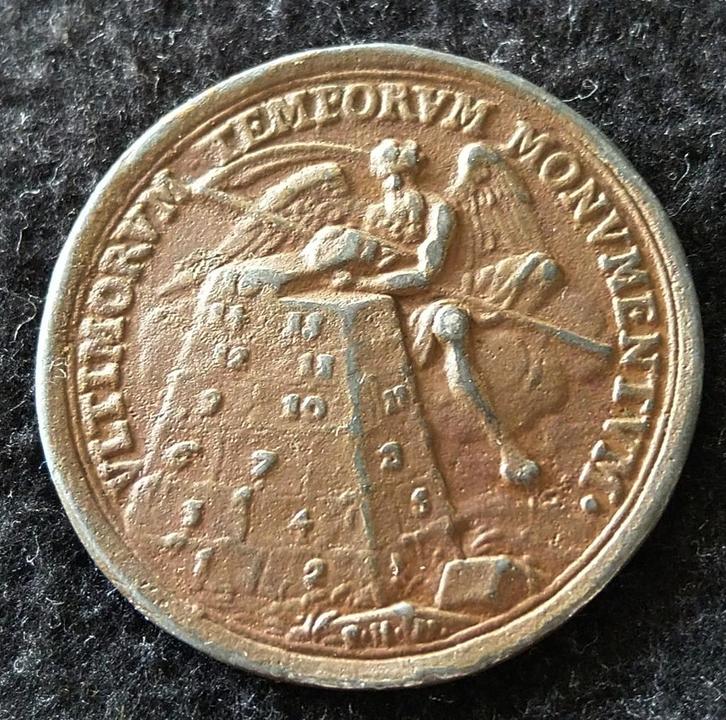 penning jeton Frankrijk Primis Extima Jungit, Postzegels en Munten, Penningen en Medailles, Overige materialen, Buitenland, Ophalen of Verzenden