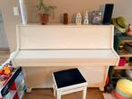 Witte Piano Urk en Sons, Muziek en Instrumenten, Piano's, Ophalen, Gebruikt, Wit, Piano