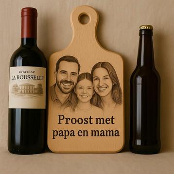 Borrel/snijplanken
eigen ontwerp mogelijk & gepersonaliseerd beschikbaar voor biedingen