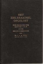 Poel ds. Joh. v.d. Het zieleraadsel opgelost, Verzenden, Gelezen, Joh. v.d. Poel, Christendom | Protestants