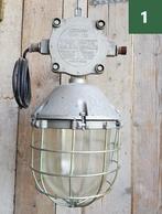 OPRUIMING antieke oude industriele hanglampen hanglamp, Verzenden, Zo goed als nieuw, Glas, Minder dan 50 cm