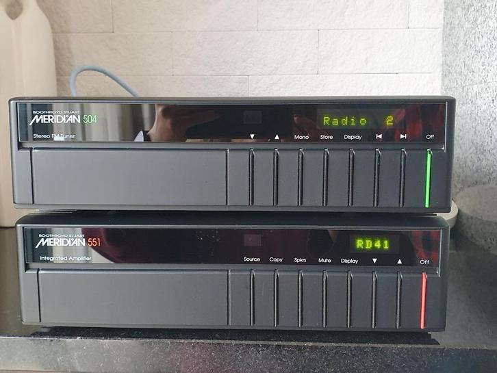 Meridian Tuner 504 +551 +MSR, Audio, Tv en Foto, Tuners, Gebruikt, Ophalen