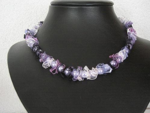 Ketting met glasparels, Sieraden, Tassen en Uiterlijk, Kettingen, Nieuw, Overige materialen, Verstelbaar, Ophalen of Verzenden