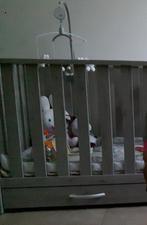 Grijze box met lade, Ophalen, Gebruikt, Rechthoekig, Lade