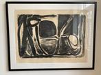 Bram van Velde - Zwart-wit litho uit 1966, Antiek en Kunst, Ophalen