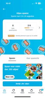 Volle Spaarkaarten voor Uitjes AH, Albert Heijn, Ophalen