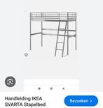 Hoogslaper Ikea, 1pp metaal, Ophalen, Gebruikt, Eenpersoons, 200 cm