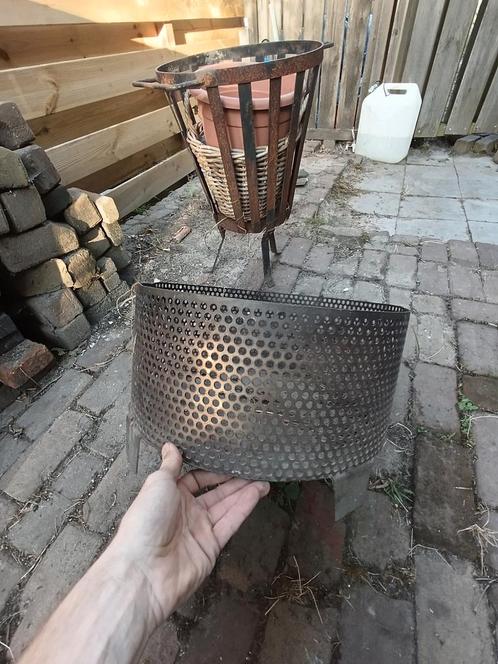 Vuurkorf en vuurton, Tuin en Terras, Vuurkorven, Gebruikt, Vuurkorf, Ophalen